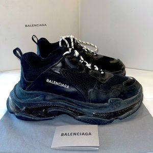 NWT Balenciaga Triple S Clear